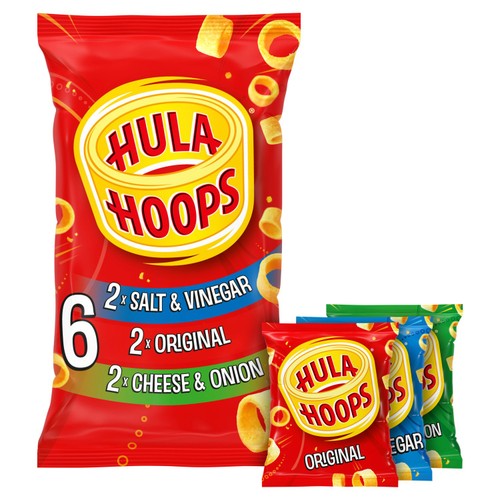 Hula Hoops Variety Multipack Crisps 6 Pack