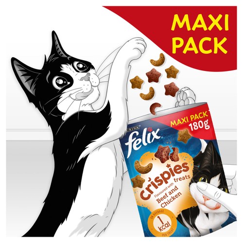 Felix Crispies Cat Treats Beef & Chicken