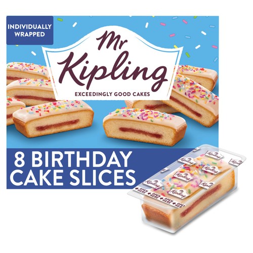 Mr Kipling Birthday Cake Slices