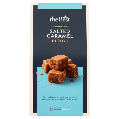 Morrisons salted caramel fudge
