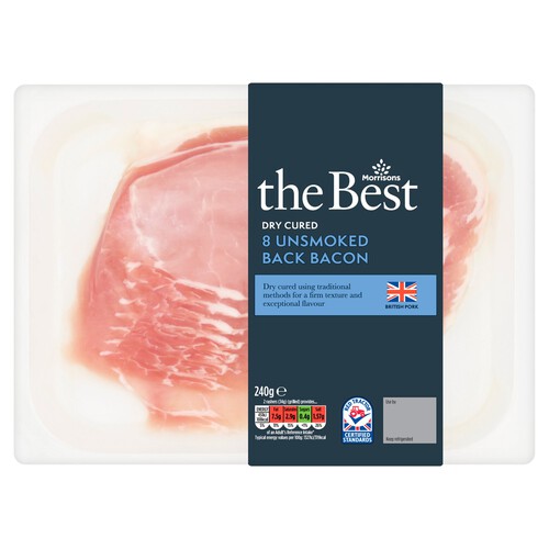 Morrisons The Best Unsmoked Back Bacon 