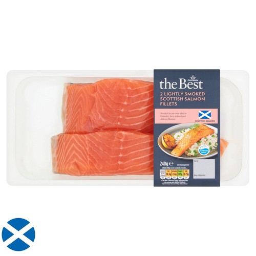 Morrisons The Best Lightly Smoked Scottish Salmon 240g