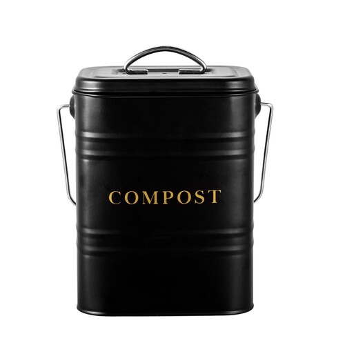 Morrisons Black Composter Tin