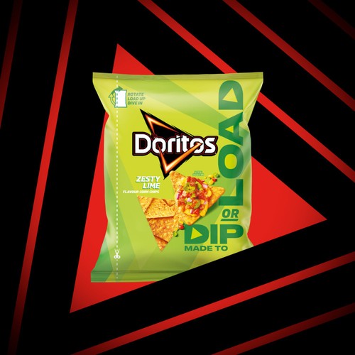 Doritos Dip Or Load Zesty Lime 230g