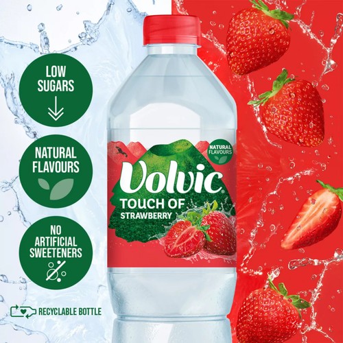 Volvic Touch of Fruit Strawberry Natural Flavoured Water