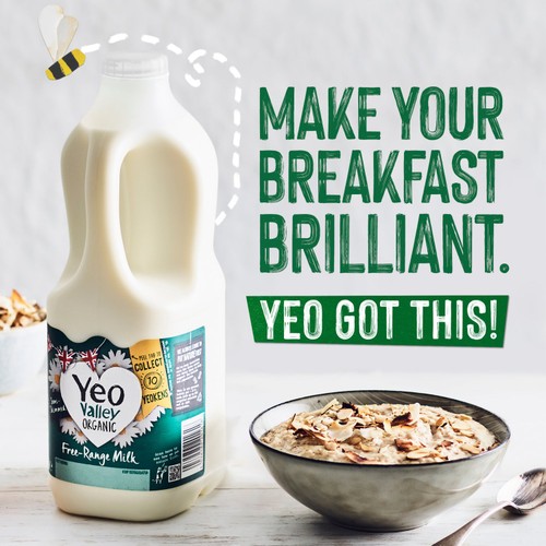 Yeo Valley Organic Fresh Semi Skimmed Milk 2l