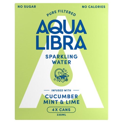 Aqua Libra Cucumber Mint And Lime 