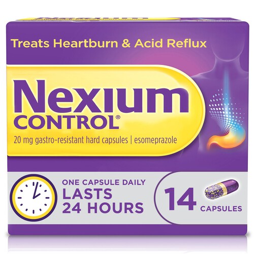 Nexium Control Heartburn Relief Indigestion & Acid Reflux Capsules