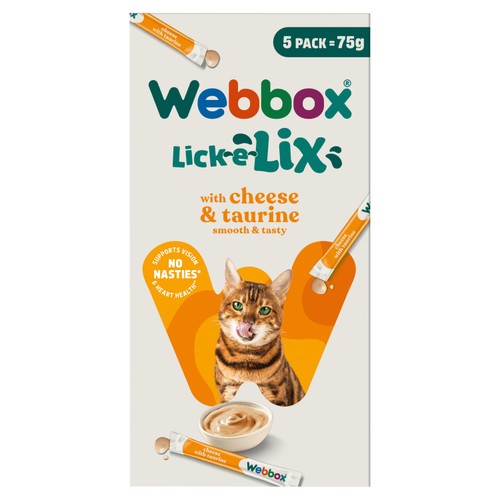 Webbox Lick-E-Lix Yoghurt With Cheese & Taurine - Morrisons Online