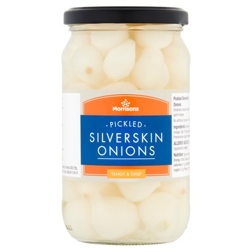 Morrisons silverskin onions