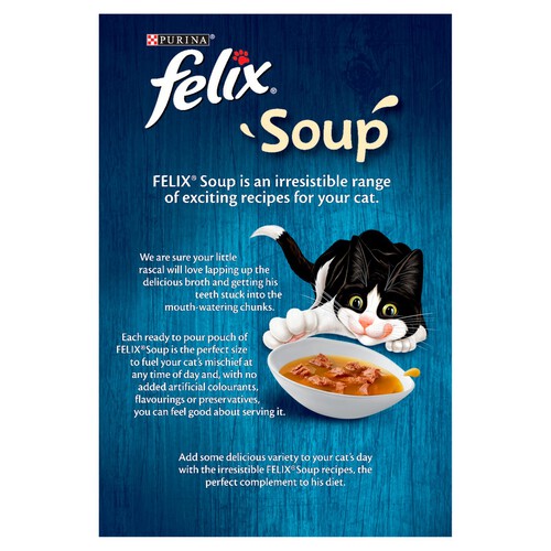 Felix Soup Fish Selection Wet Cat Food