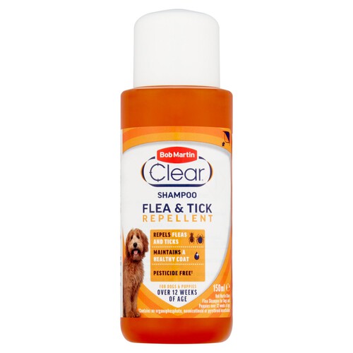 Bob Martin Clear Flea Shampoo for Dogs & Puppies 