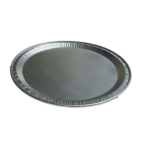 Nutmeg Home Silver Foil Round Tray