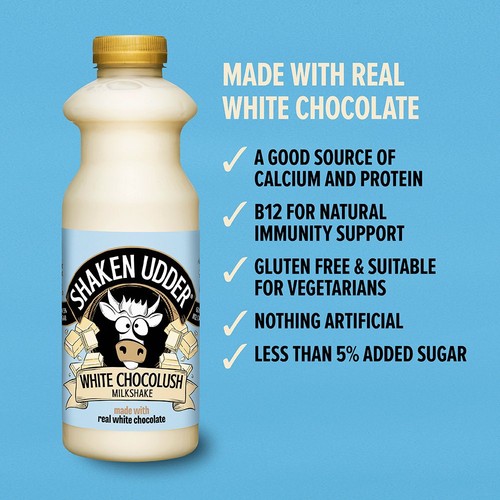 Shaken Udder White Chocolate Milkshake 