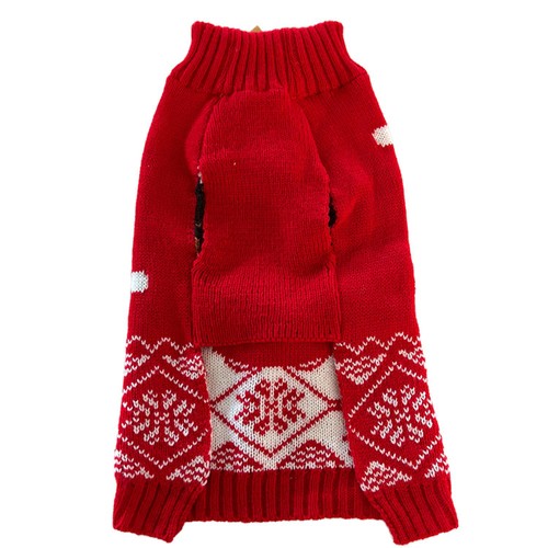 Morrisons Festive Dog Knitted Jumper Character Medium