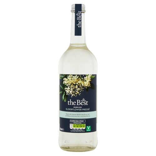 Morrisons the best sparkling elderflower presse