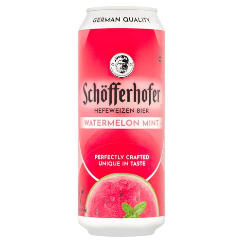 Schofferhofer Hefeweizen Bier Watermelon & Mint 500ml