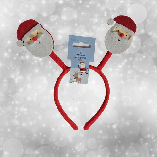 Morrisons Santa Boppers Headband