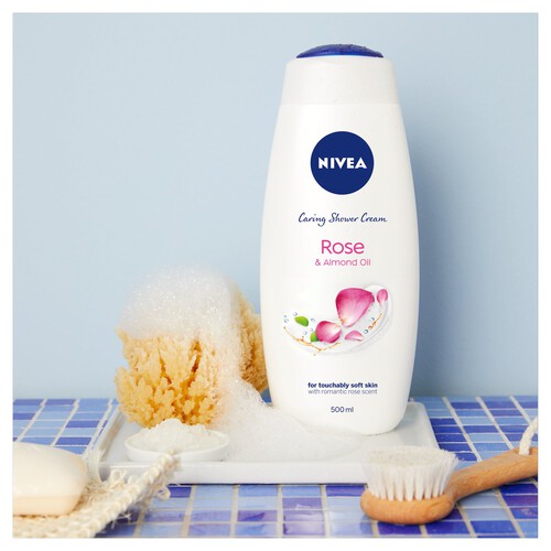 NIVEA Rose & Almond Oil Shower Cream