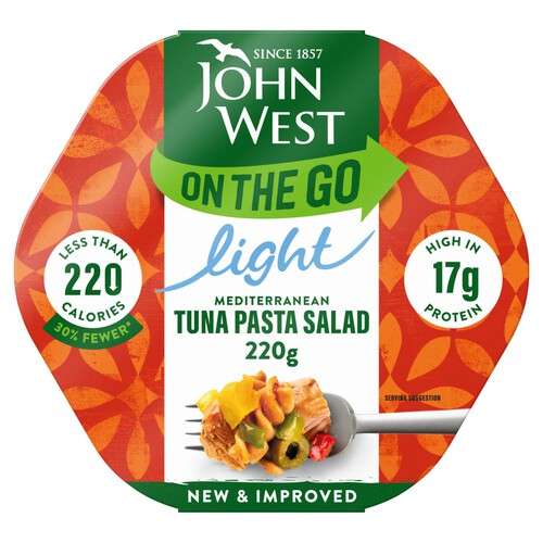  John West On The Go Mediterranean Tuna Pasta Salad (220g)