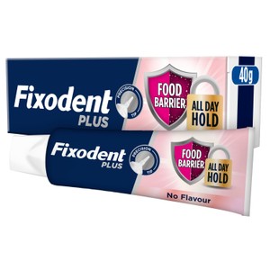 Fixodent Plus Best Food Seal Denture Adhesive Cream | Morrisons
