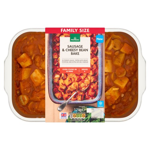 Morrisons Family Sausage & Cheesy Bean Bake 1200g