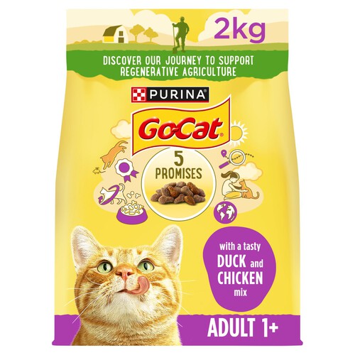 Go-Cat Adult Dry Cat Food Chicken & Duck