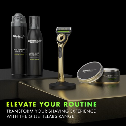 Gillette Labs Gold Razor + 1 Blade