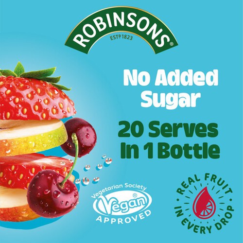 Robinsons Summer Fruits Squash No Added Sugar