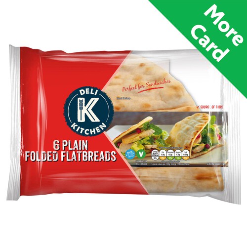 Deli Kitchen Plain Folded Flatbreads