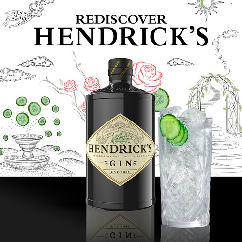 Hendrick's Gin (Abv 41.4%)   70cl