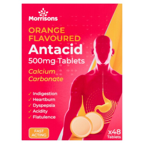 Morrisons Orange Antacid Tablets