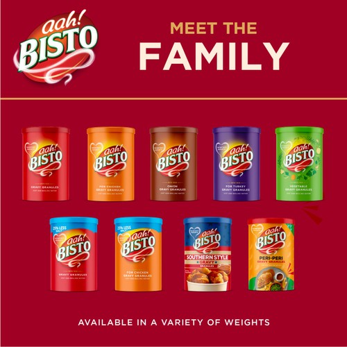 Bisto Reduced Salt Gravy Granules Beef 450g