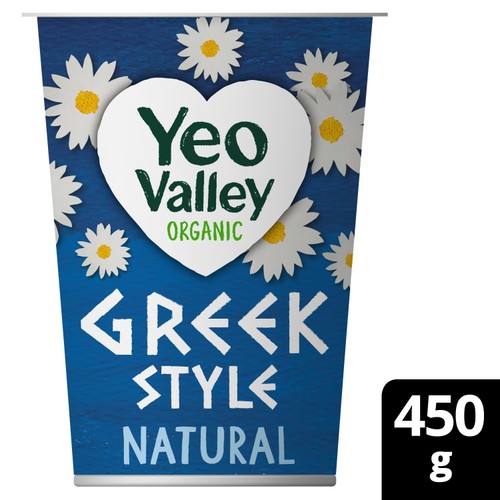 Yeo Valley Organic Greek Style Natural Yogurt  450g