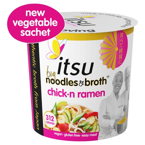 Itsu Big Instant Noodles & Broth Chick-n Ramen  93g