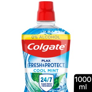 Colgate Plax Cool Mint Mouthwash Alcohol Free 1L