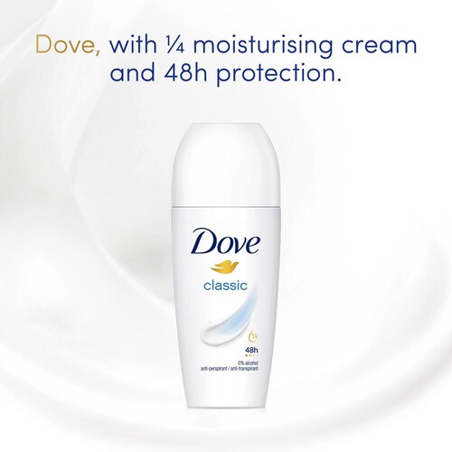 Dove Women Antiperspirant Deodorant Roll on Classic