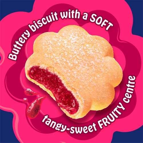 Mcvitie'S Jammy'S Raspberry Biscuits 136.5g
