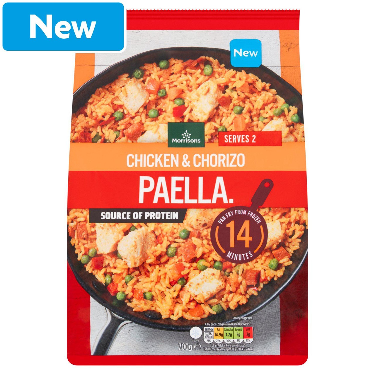 Morrisons Chicken & Chorizo Paella 700g