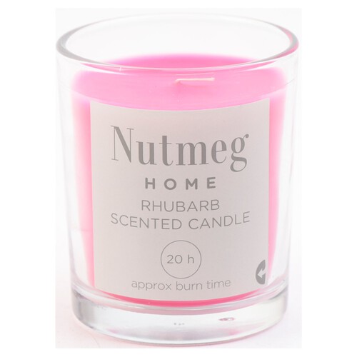 Nutmeg Home Waxfill Glass Rhubarb