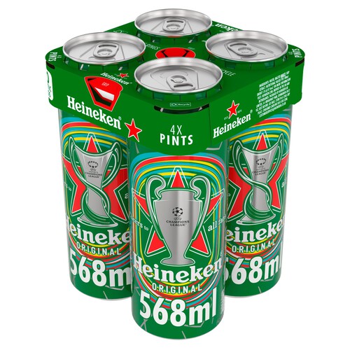 Heineken Premium Lager Beer Cans