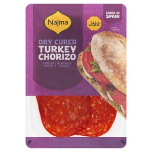 Najma Halal Turkey Chorizo Slice 80G