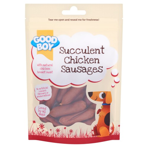 Good Boy Chicken Sausages Dog Treats 