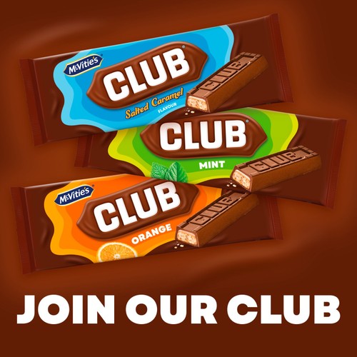 McVitie's Club Orange Biscuit Bar 7 Pack