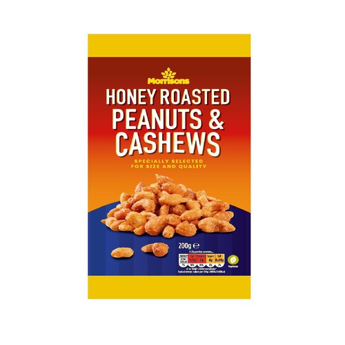 Morrisons Honey Roasted Peanuts & Cashews