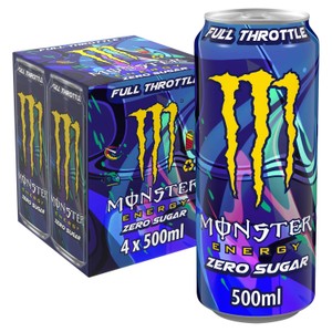 Monster Energy Full Throttle Zero Sugar 4x500ml 