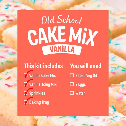 Dr. Oetker Vanilla Old School Traybake  Mix