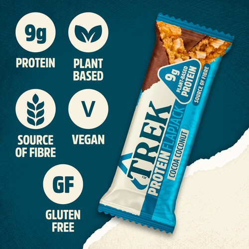 Trek Cocoa Coconut Protein Flapjack