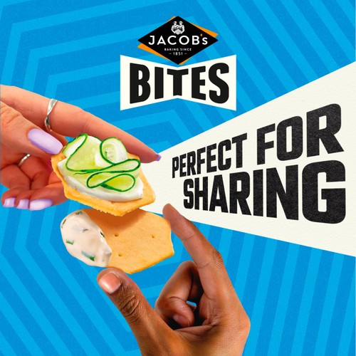 Jacob's Bites Sea Salt & Malt Vinegar 125g