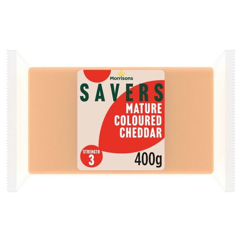 Morrisons Savers Mature Coloured Cheddar 